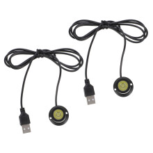 2er-pack led- indoor, usb-wandschrankleuchte für schränke