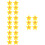 24 Pcs Cartoon Shape Rubber Tennis Racket Damper 9