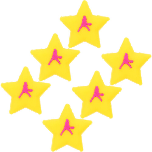 24 Pcs Cartoon Shape Rubber Tennis Racket Damper 1