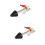 2Pcs Air Nozzle Blower For Car AC Pipe Vehicle Compressor Accessory 9