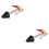 2Pcs Air Nozzle Blower For Car AC Pipe Vehicle Compressor Accessory 8