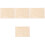 4Pcs Wood Braille Board For Blind Teaching Aid 5