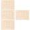 4Pcs Wood Braille Board For Blind Teaching Aid 9