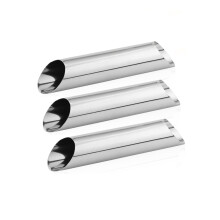 9Pcs Reusable Stainless Steel Cylindrical Cannoli Molds for Desserts
