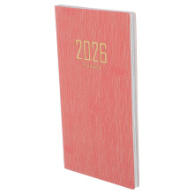 5Pcs Small 2026 Pocket Planner A6 Faux Thick Paper