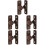 5Pcs Adhesive Barn Gate Door Lock Right Angle Luminous Safety Latch 6