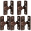 5Pcs Adhesive Barn Gate Door Lock Right Angle Luminous Safety Latch 2