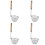 4Pcs Noodle Basket With Handle Multi-Function Kitchen Strainer 7