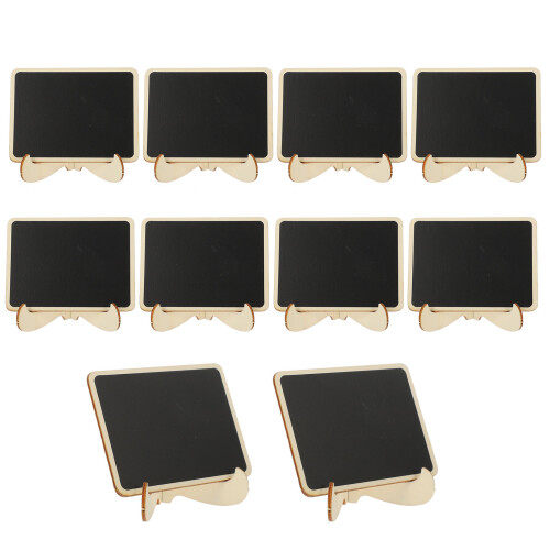 30 Pcs Message Boards Memo Blackboard With Bases