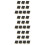 30 Pcs Message Boards Memo Blackboard With Bases 10