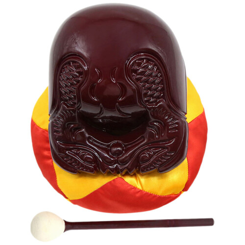 2 Sets Percussion Instrument With Wood Stick Woodblock Buddhist Tool