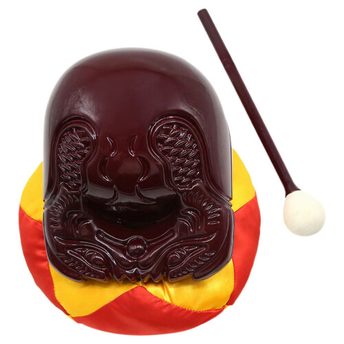 2 Sets Percussion Instrument With Wood Stick Woodblock Buddhist Tool 2
