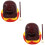 2 Sets Percussion Instrument With Wood Stick Woodblock Buddhist Tool 8
