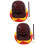 2 Sets Percussion Instrument With Wood Stick Woodblock Buddhist Tool 9