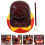 2 Sets Percussion Instrument With Wood Stick Woodblock Buddhist Tool 11