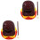 2 Sets Percussion Instrument With Wood Stick Woodblock Buddhist Tool 5
