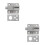 2 Pcs Stainless Steel Door Window Spring Latch Security Lock 7