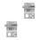 2 Pcs Stainless Steel Door Window Spring Latch Security Lock 3