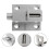 2 Pcs Stainless Steel Door Window Spring Latch Security Lock 11