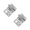 2 Pcs Stainless Steel Door Window Spring Latch Security Lock 9