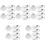 50 Pcs Small Empty Eyeshadow Pans Tray For Makeup 5