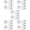50 Pcs Small Empty Eyeshadow Pans Tray For Makeup 10