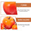 40Pcs Foam Orange Apples Model Fruit Decoration 10