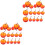 40Pcs Foam Orange Apples Model Fruit Decoration 5
