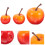 40Pcs Foam Orange Apples Model Fruit Decoration 11