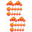 40Pcs Foam Orange Apples Model Fruit Decoration 9