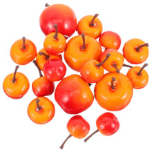 40Pcs Foam Orange Apples Model Fruit Decoration