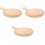 3Pcs Wooden Pizza Tray With Handle Wood Bread Board 5