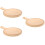 3Pcs Wooden Pizza Tray With Handle Wood Bread Board 9