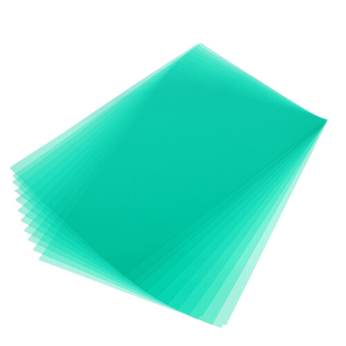 20Pièces Plaques PVC Vert Clair Correction Diffusion 1