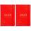 2Pcs Practical Red Planner Notepad Academic Household Writing Book 4
