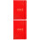 2Pcs Practical Red Planner Notepad Academic Household Writing Book 7