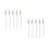 10 Pcs Foldable Fishing Trap Net: 9-Mesh Nylon And Iron 8