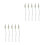 10 Pcs Foldable Fishing Trap Net: 9-Mesh Nylon And Iron 10