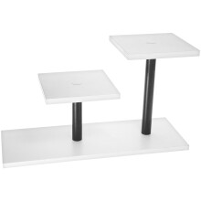 2Pcs Tall 3-Tier Desktop Plant Stand For Indoor Bonsai And Flower Pots