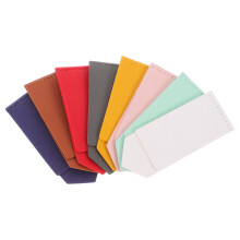 24 Pcs Pu Corner Bookmark Set For Women Men Kids Students Book Lovers