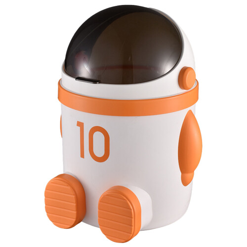 Mit Deckel Cartoon-Astronaut Abfalleimer 1