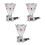 3Pcs Electric Incense Burner Plug-In Table Centerpiece Plug 7