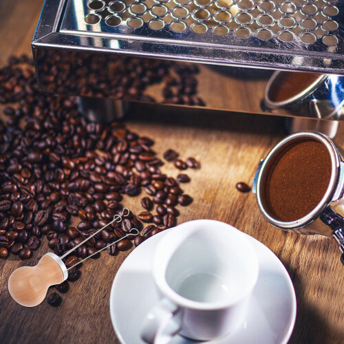 Coffee Stirrer Tamper Mit Holzgriff Für Espresso 2