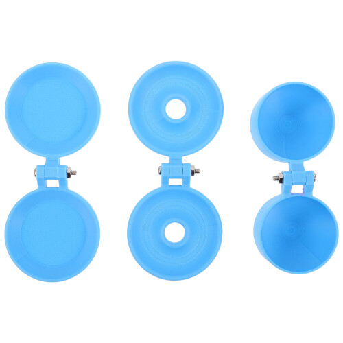 12 Pcs Plastic Donut Molds For Baking - Non-Stick Reusable Round Pan