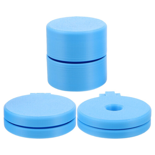 12 Pcs Plastic Donut Molds For Baking - Non-Stick Reusable Round Pan 2