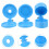 12 Pcs Plastic Donut Molds For Baking - Non-Stick Reusable Round Pan 11