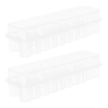 24-delige injectieflacon opbergdoos - transparante plastic houder