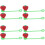 8 Pcs Strawberry Shape Straw Tips Cover Reusable Cap 7