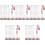 200 Pcs Clear Acrylic Blank Bookmarks With Tassels For Diy 3