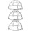 3Pcs Detector Cover 106-132Mm Bracket Guard Cage 10